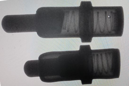 Δοκιμή ακτίνων X για προϊόντα καρφιτσών Pogo