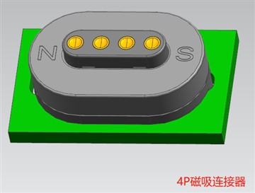 4Pin Φόρτιση Pogo Pin Connector